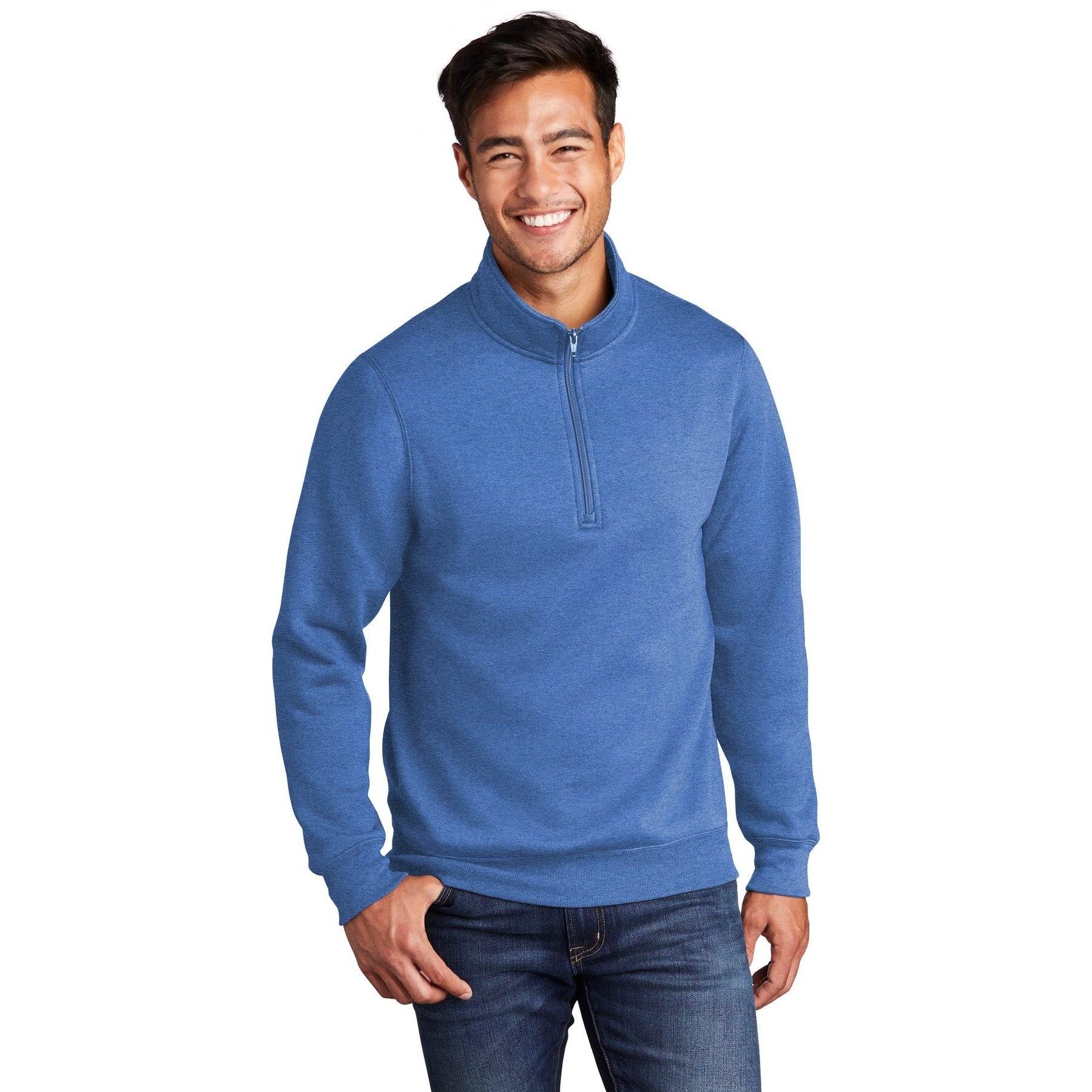Port & Company-Port & Company ® Core Fleece 1/4-Zip Pullover Sweatshirt PC78Q-MedTech-6
